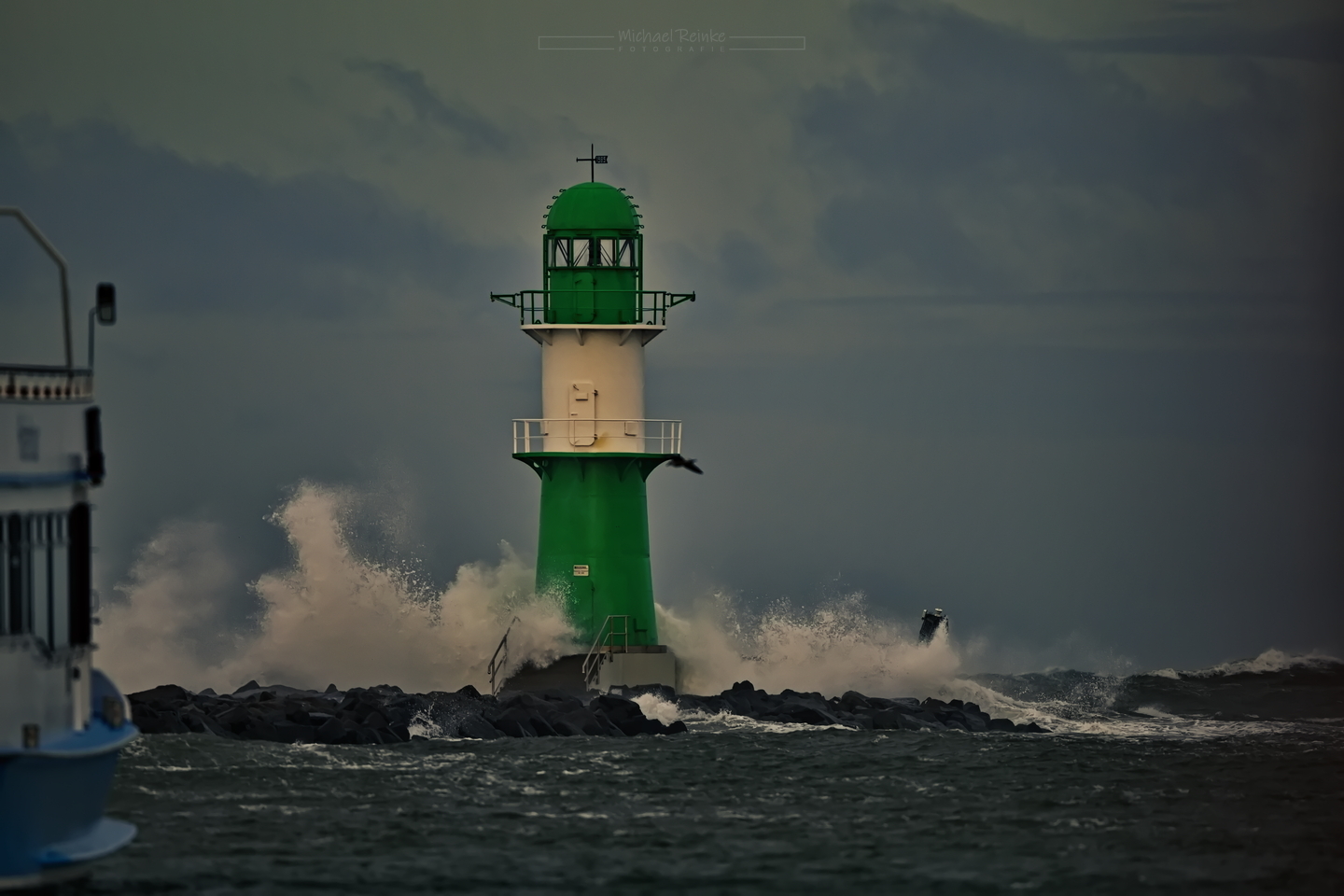 Molenfeuer auf der Westmole